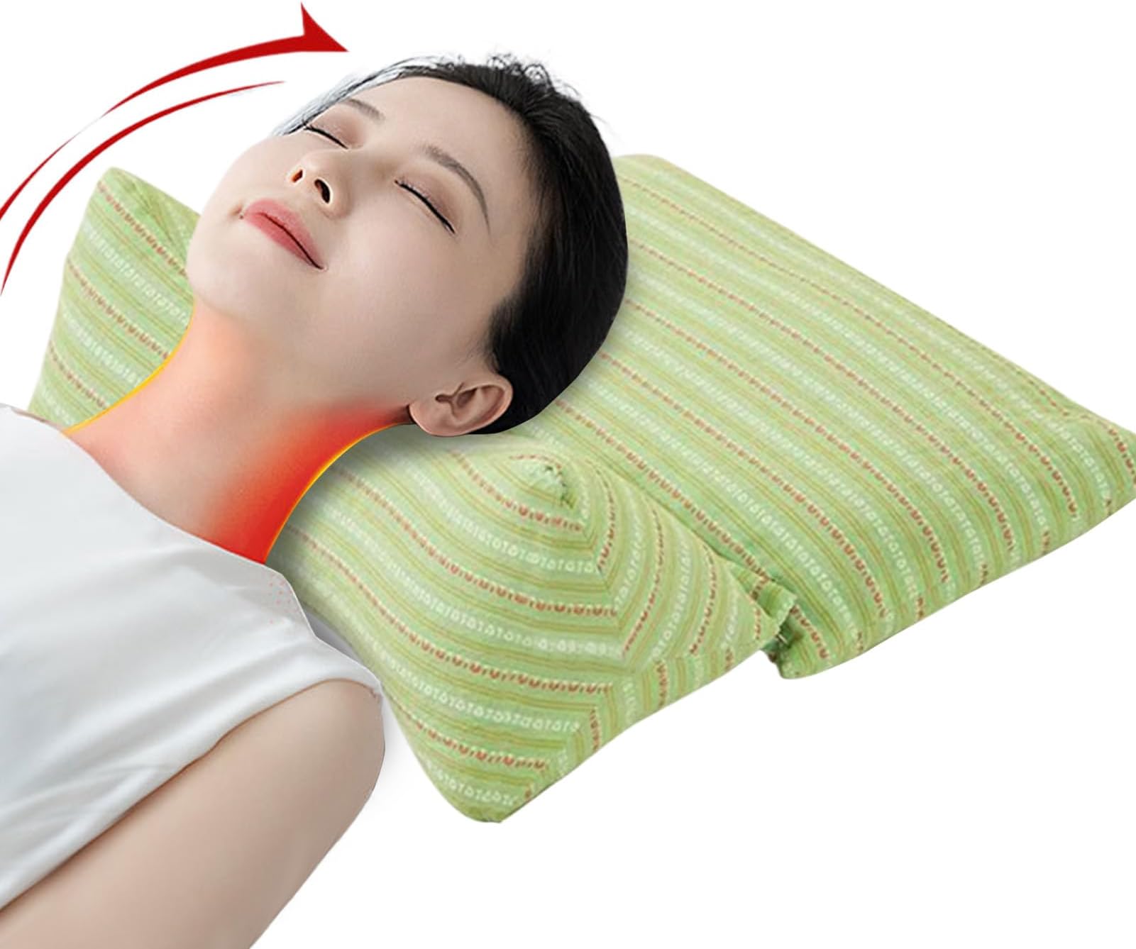 Bone Pillows For Neck Support - Buckwheat Husk Pillow For Sleeping | Buckwheat Neck Pillow | Lumbar Support Separable Cushion | Bedding Supplies Breathable Cushion For Women Yoga Relaxation Adults