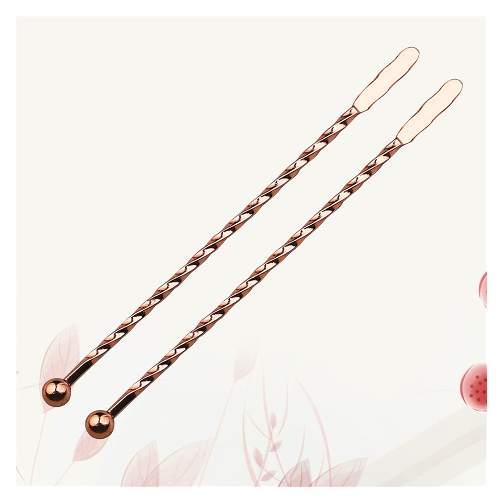 Utensili da Bar 10pcs Stirring Sticks Bevande Filettatura Cocktail Asta di agitazione Asta Middler Mixing Bastons per Bevande Passaggio di qualità