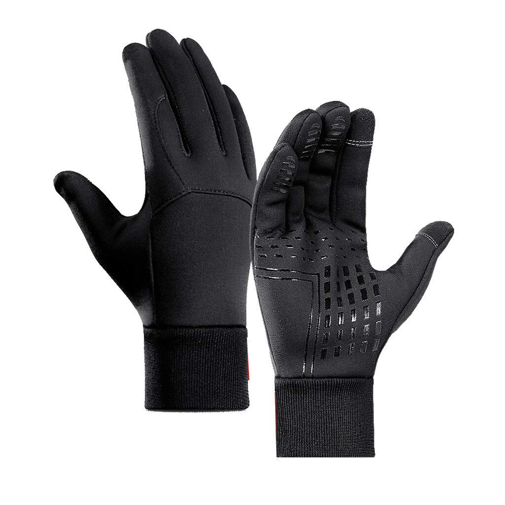 warme handschuhe für roller 1 PC Warmhalten Handschuhe Warm Winter-Handschuhe Motorrad-Roller -Handschuhe Sport wasserdichtes Nylon Komfortable Handschuh (Color : Black, Size : M) Fashion Farbe:Blau Links/Rechts The never-ending story of HC10