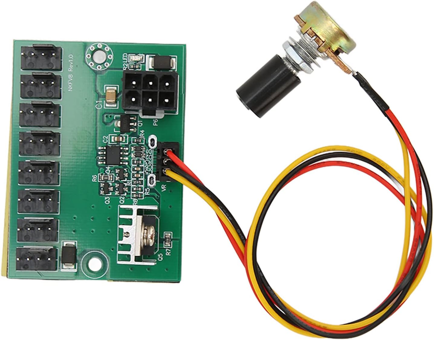 Cooling Fan Hub, Voltage Regulator 2 Pin 3 Pin 4 Pin Plug and Play 12V