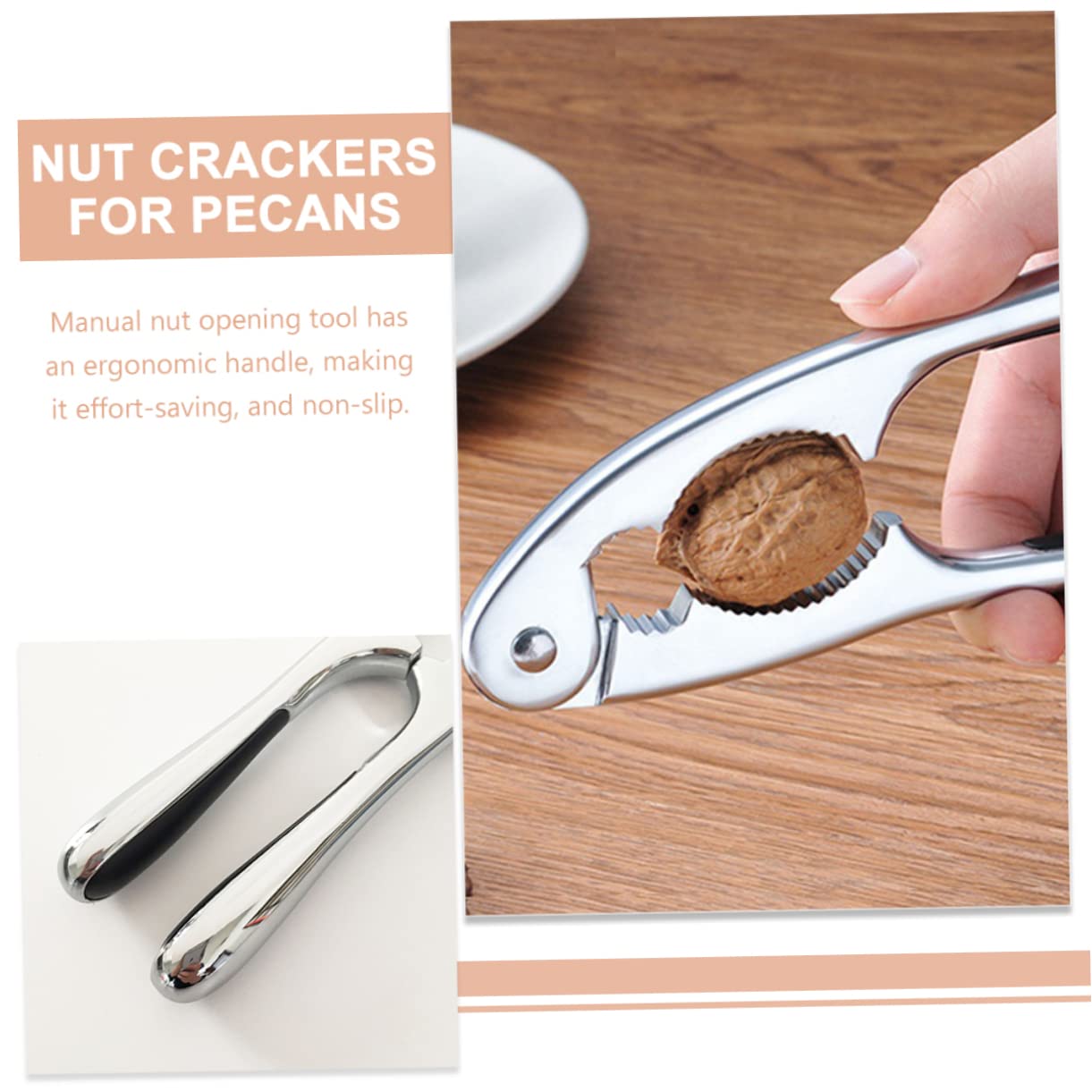 Ouvre-Noix Portable De Casse-Noix Ergonomique Outil De Cuisine Et Compact Accessoire Pratique pour Amateurs De Fruits à Coque