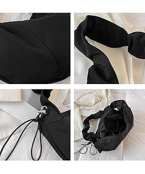 Amazon | [miniministore] ギャザーナイロンバッグ PUレザー