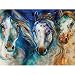 Westland Giftware Canvas Wall Art, Wild Appaloosa Horses, 12 by 16"