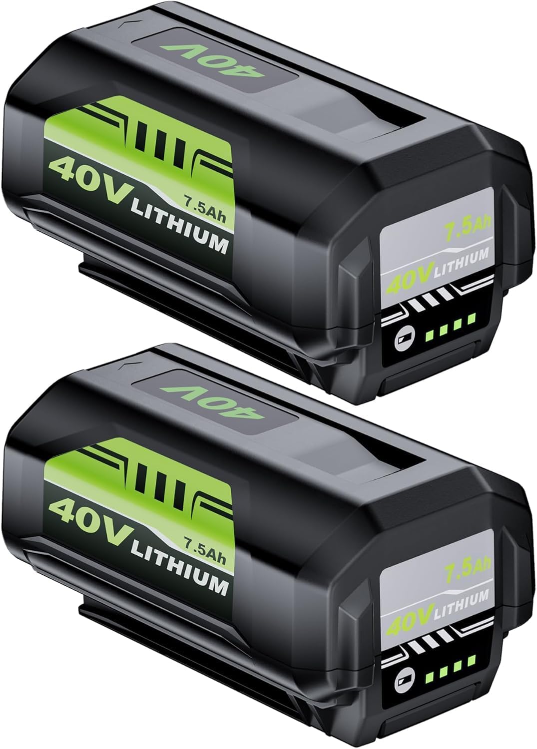 40 Volt 7500mAh Lithium Battery Replacement for Ryobi 40V Battery Compatible with Ryobi 40 Volt Battery OP4026 OP40601 OP4050A OP4040 OP4030 OP4050 Cordless Power Tools & Chargers 2Pack