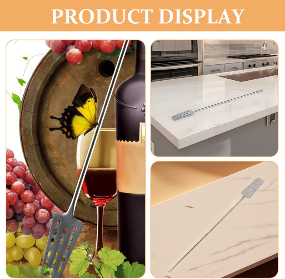 Wine Stirrer Professional Mixing Tool for Home Brewing and Fermenting Stainless Steel for Fruit Wines and Cocktails for Beer