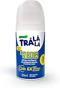 Trá Lá Lá Desodorante Roll-On Bom De Bola Azul 65 Ml