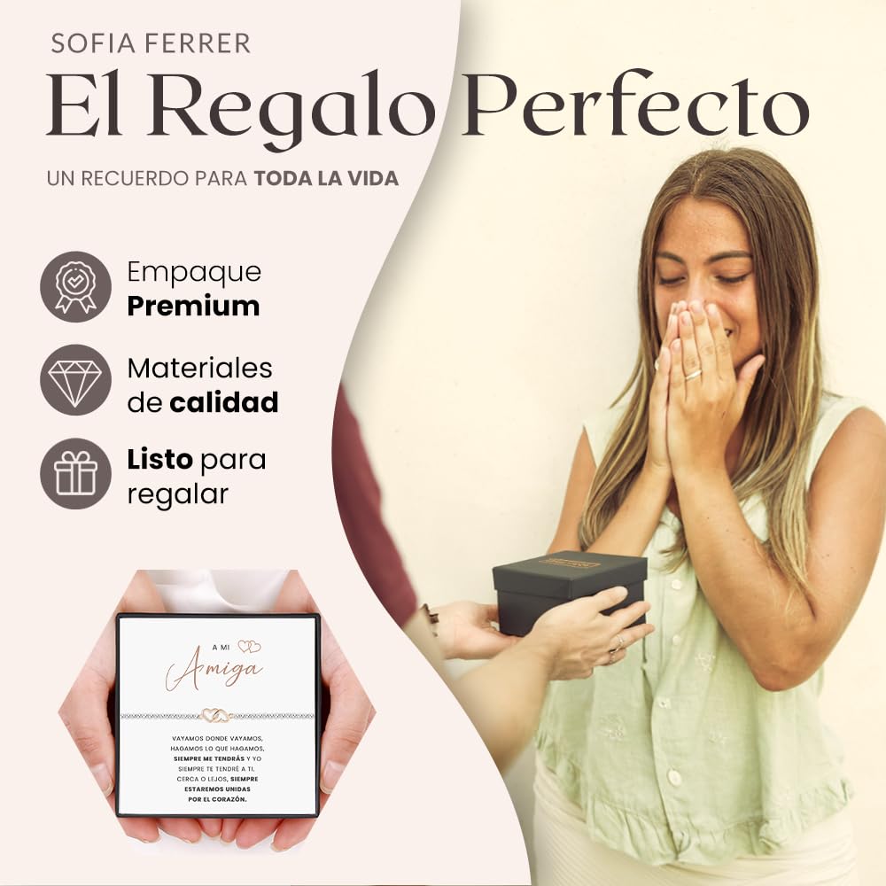 Regalos Amigas Originales, Pulsera Mujer, Regalo Original Mujer, Pulsera Hermanas, Regalos Originales Para Madres, Amiga, Hermana, Mamá, Cumpleaños, Amistad