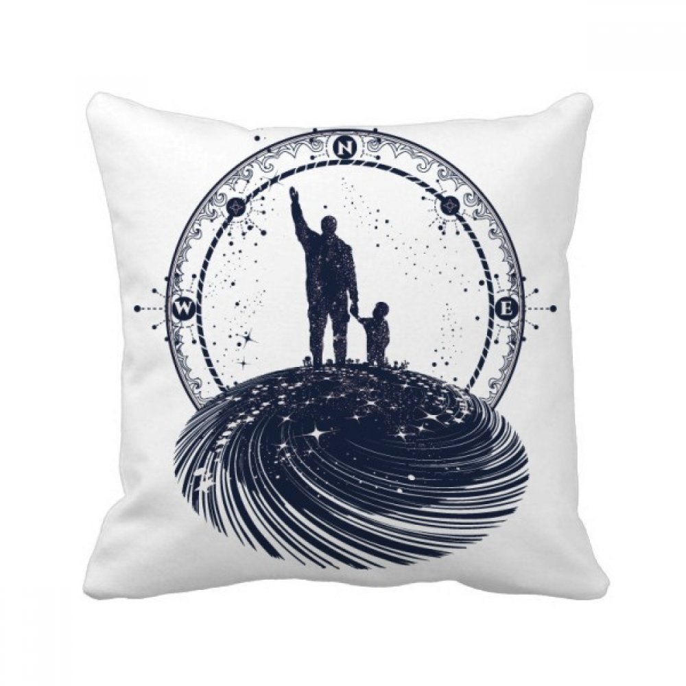 Bleu ocean shark biologie coussin carré pour raviver un canapé terne