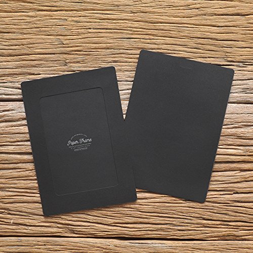 Monolike Paper Photo Frames 4X6 Inch Black 20 Pack - Fits 4"X6" Pictures #TOP1