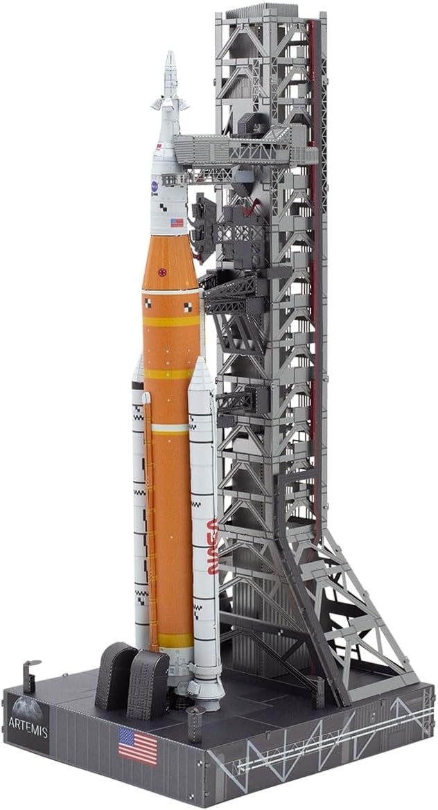 Metal Earth Premium Series Artemis Moon Rocket 3D Metal Model Kit Fascinations