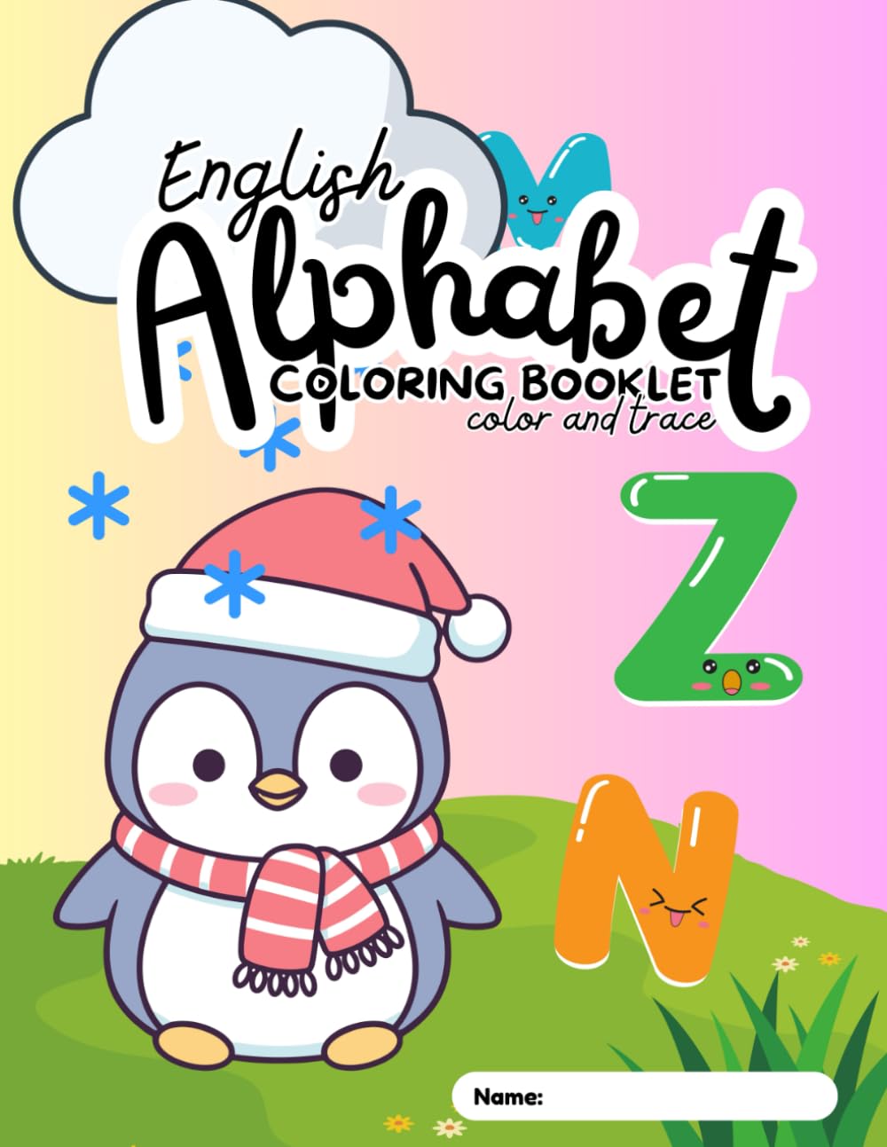 Alphabet Animals Coloring Book: Fun and Easy ABC Coloring Pages to Learn Letters and Animals
