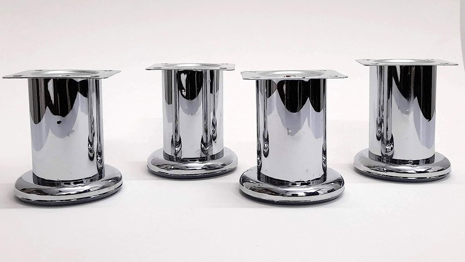 Chopra Furniture & Hardware Stainless Steel Round Sofa Leg, 3-inch-Set of 4 Pieces Chrome Finish Legs for Sofa, Bed, Couch, Deewan, Box, Table & Puja Chowki (B0CC2ND161) Amazon Price History, Amazon Price Tracker