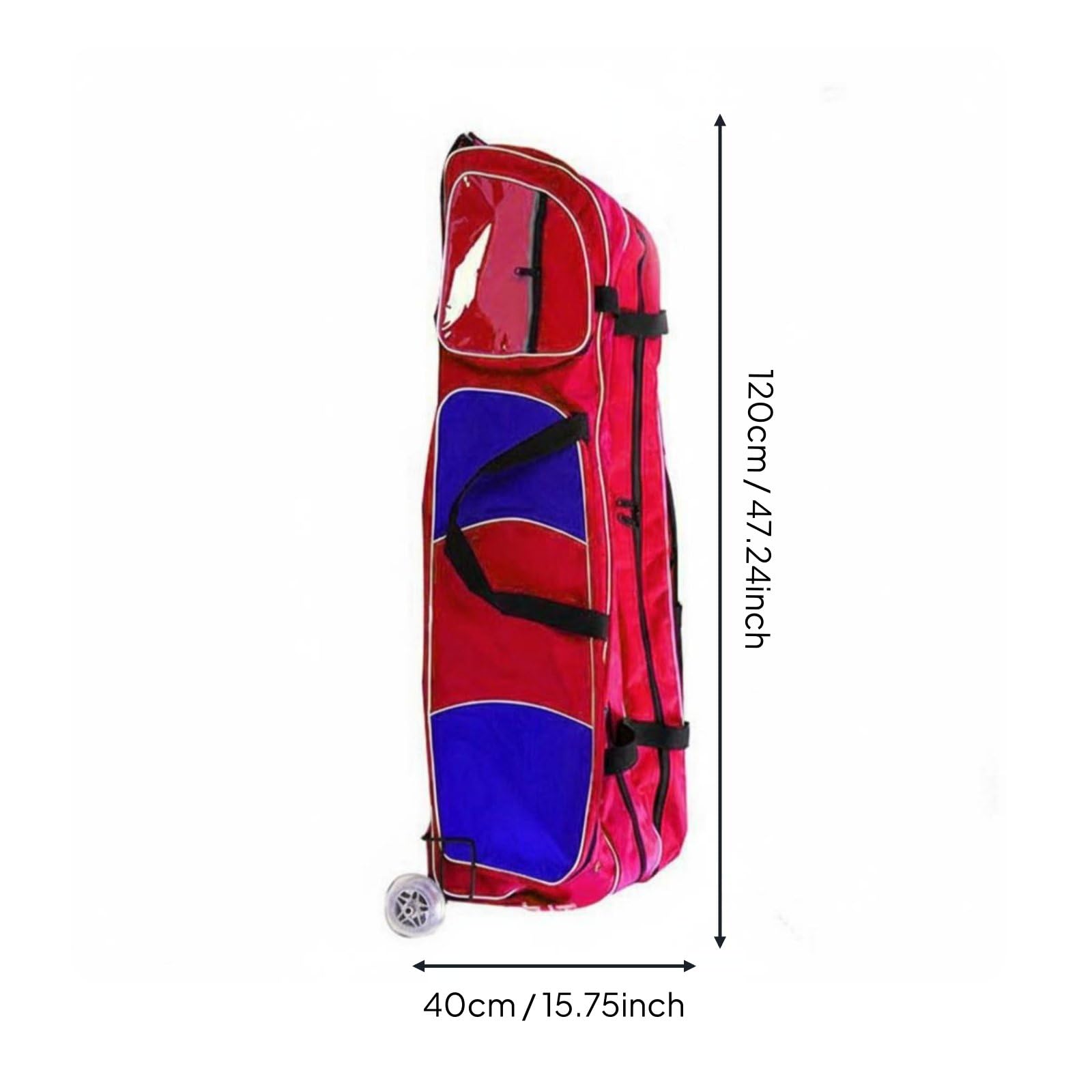 Fencing Gear Case Valigia per Scherma Trolley Borsa Attrezzatura Custodia Organizzata Tessuto Oxford con Telaio in Acciaio E Base in Legno Scomparti