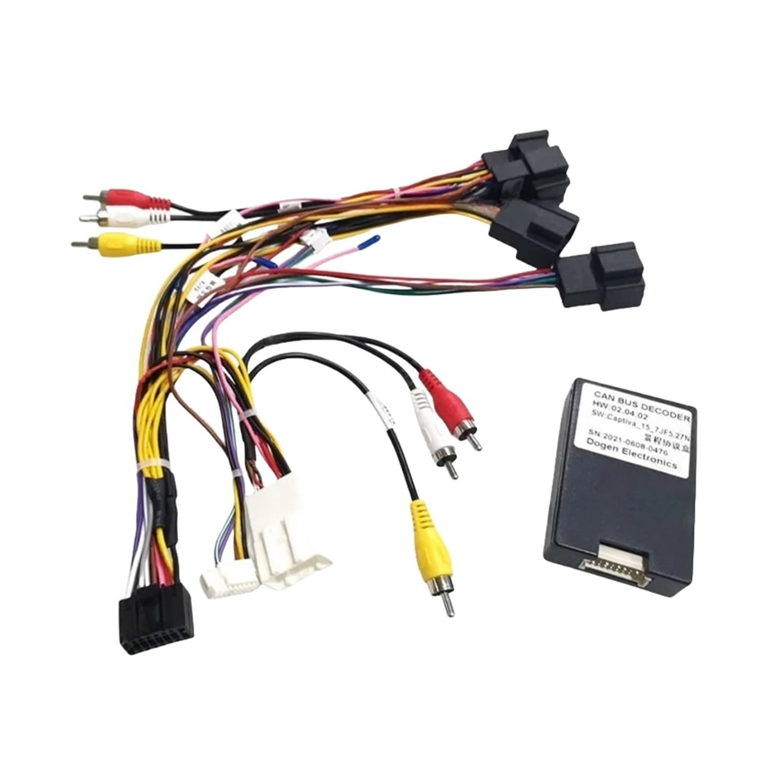 Adattatore for cavo di alimentazione Android a 16 pin for autoradio compatibile con il cablaggio del lettore CD/DVD Chevrolet Captiva Epica
