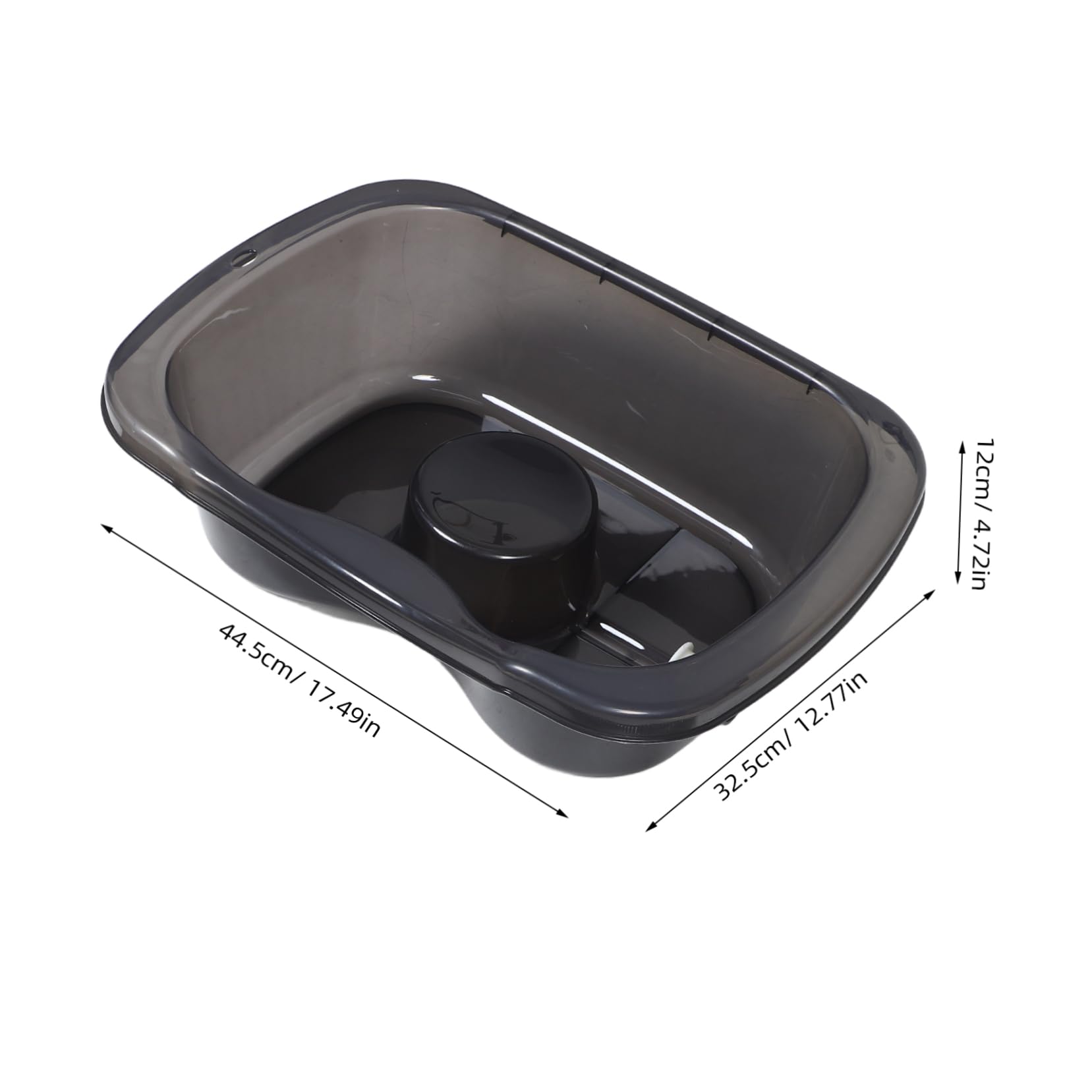 TOVINANNA Hair Washing Sink for Bedridden Portable Hair Rinser Drain Hose Elderly Basin