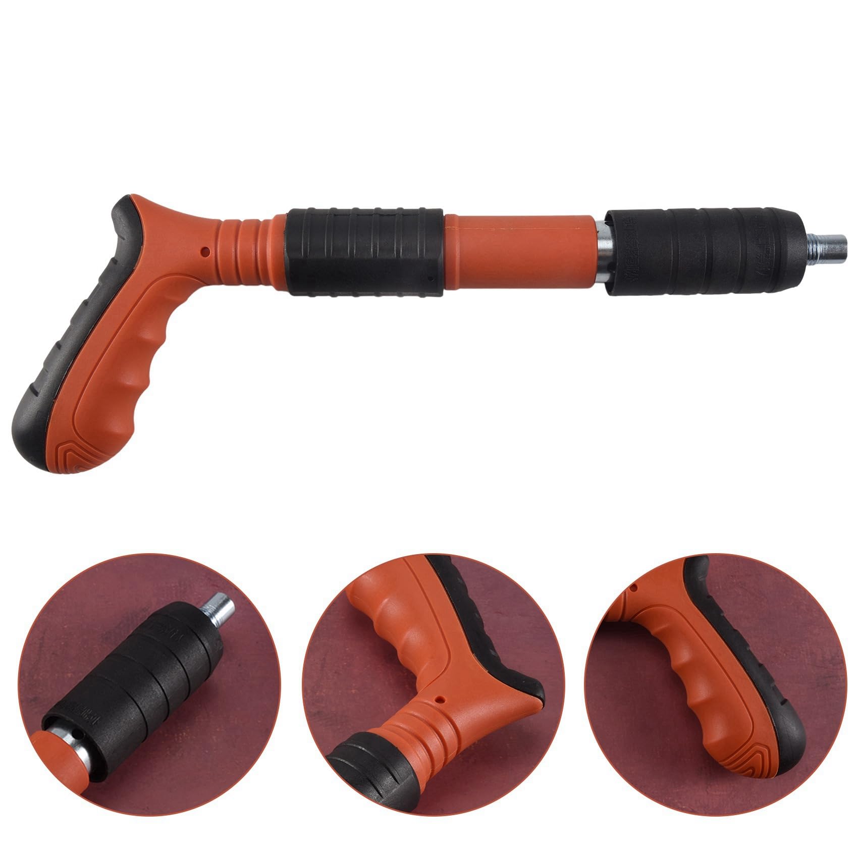 2X Mini Outil de Clouage, Machine à Clouer Manuelle, Outils de Fixation, Cloueuse à Air, Cloueuse Murale en Ciment RéGlable pour Travail Du Bois