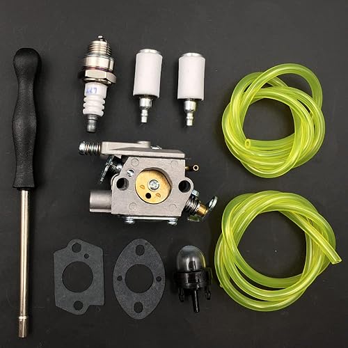 Miniatura 2 de Carburador Carb Compatible con Ryobi RY3818 Motosierra de gas Pieza # 308054203 Kit NUEVO