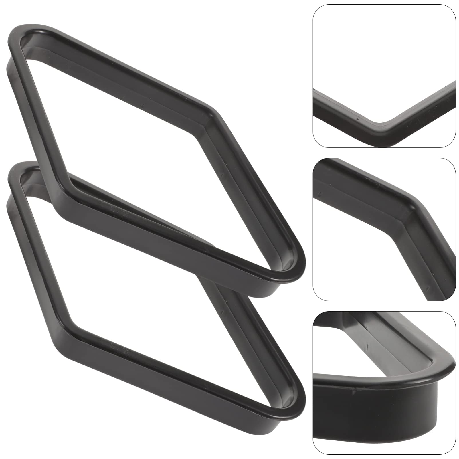 balacoo Billiards Club Storage Rack Set 9-Ball Diamond Billiards Holder Pool Table Accessory Snooker Fixing Rack Sturdy Material