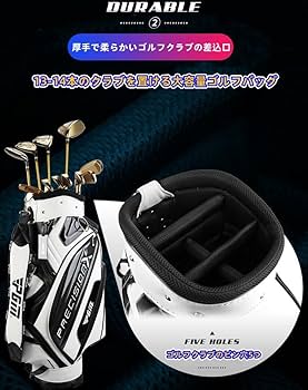 Amazon | TopGTzolunゴルフバッグ メンズキャディーバッグ PU防水素材