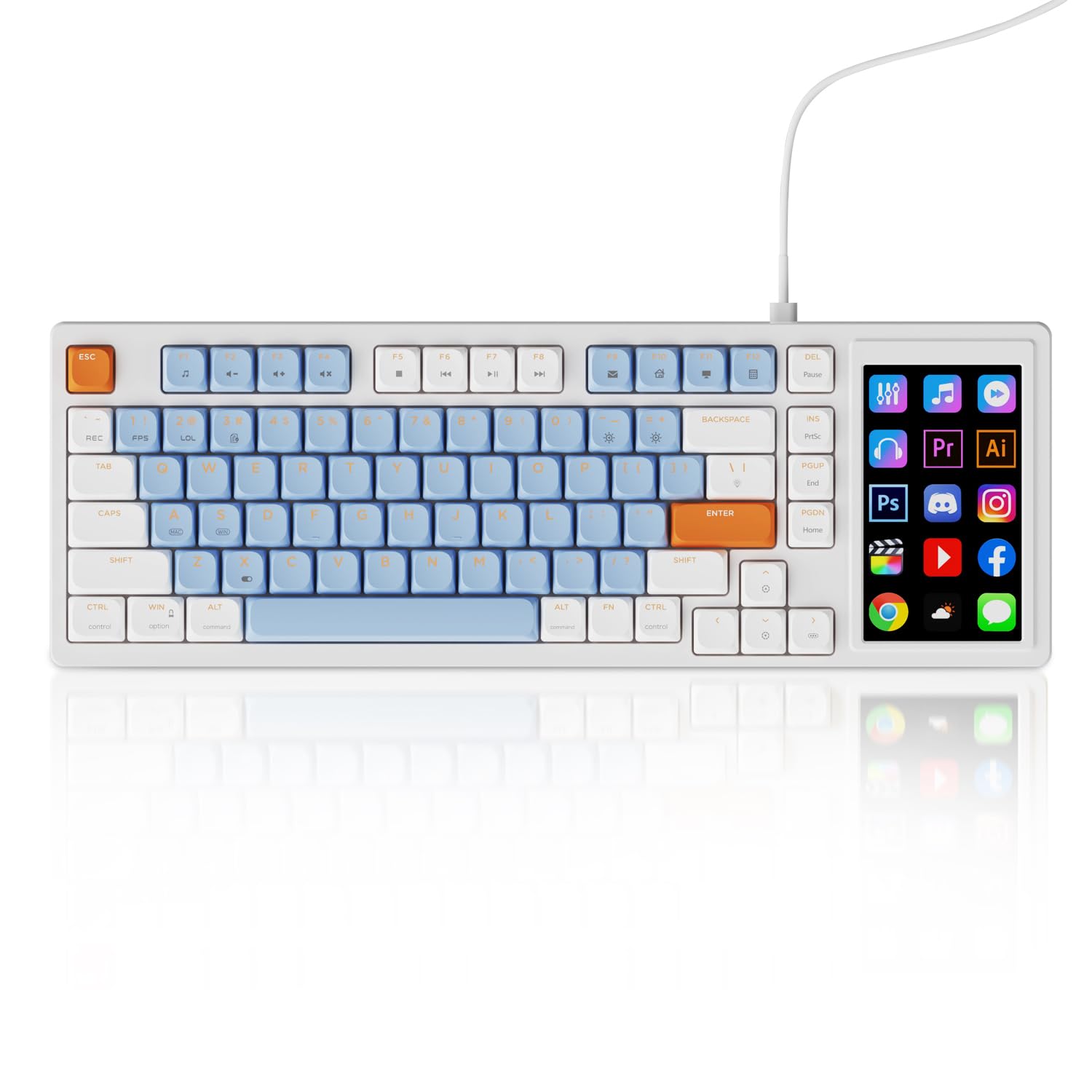 【新品・未使用】AJAZZ AKP815 メカニカルキーボード Amazon | AKP815 75%ワッシャーマウントローシャフトメカニカル