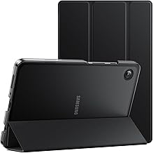 JETech Funda para Samsung Galaxy Tab A11 / Tab A9 de 8.7 pulgadas 2025/2023, Funda Folio de respaldo translúcido y delgado con soporte tri-plegado protector (Negro)