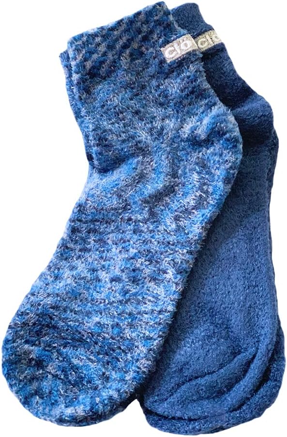 CloudzCloudz Natural Aloe Vera Spa Socks - Blue (2 Pairs / Assorted Solid & Patterned)