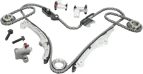 Miniatura 3 de BLACKHORSE-RACING Kit de cadena de distribución + bomba de agua compatible con Ford Mercury 3.5L Lincoln Mazda 3.7L DOHC 2007 2008 2009 2010