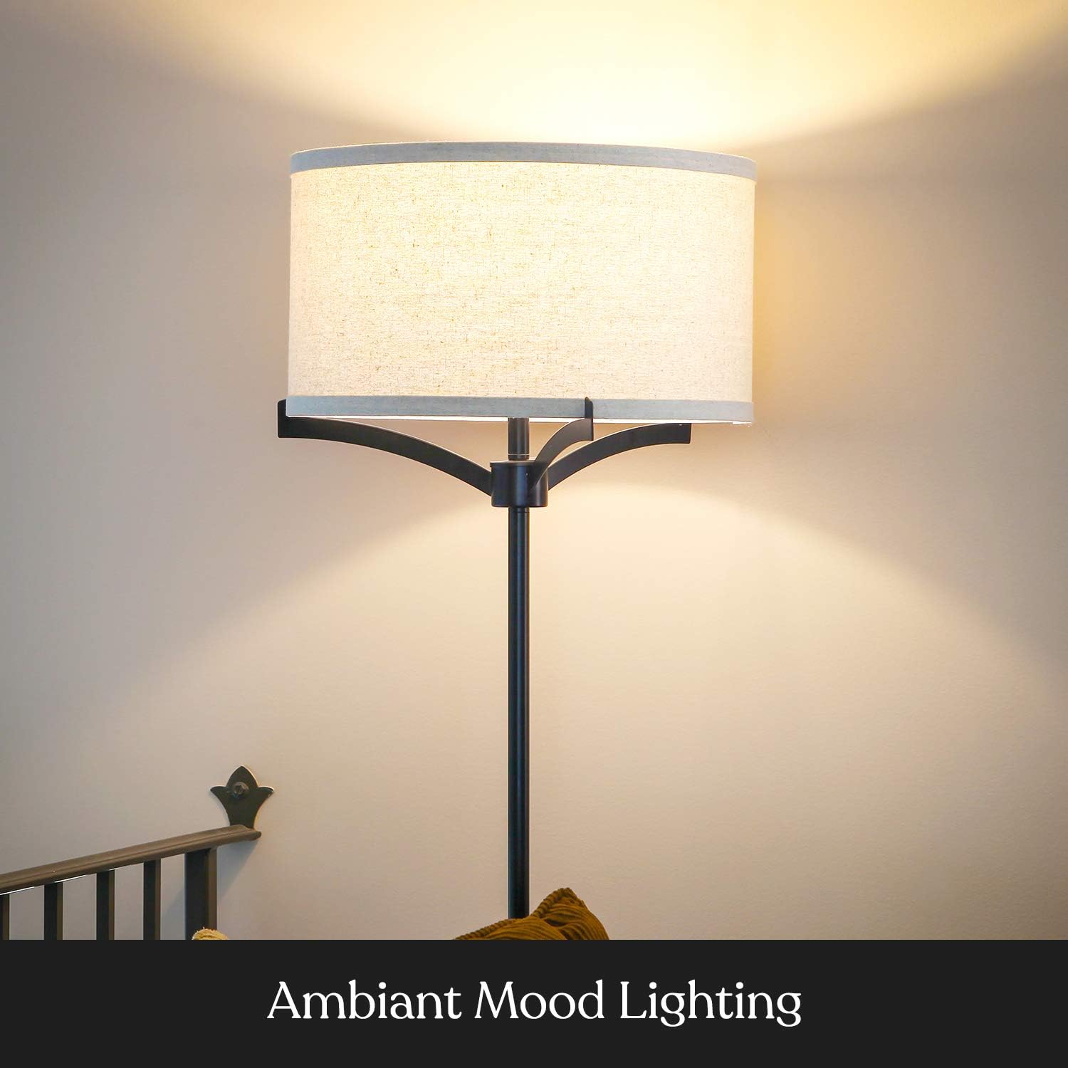 Exсluѕіvе Dіѕсоunt 50% Prісе Brightech Elijah Modern Floor Lamp for Bedrooms – Mid Century Free Standing Light for Living Room or Office Bright Lighting — Tall Reading Indoor Pole Lamp with Drum Shade - with LED Bulb - Black ❤ Crаzу Dеаlѕ Brightech Elijah Modern Floor Lamp for Bedrooms – Mid Century Free Standing Light for Living Room or Office Bright Lighting — Tall Reading Indoor Pole Lamp with Drum Shade - with LED Bulb - Black