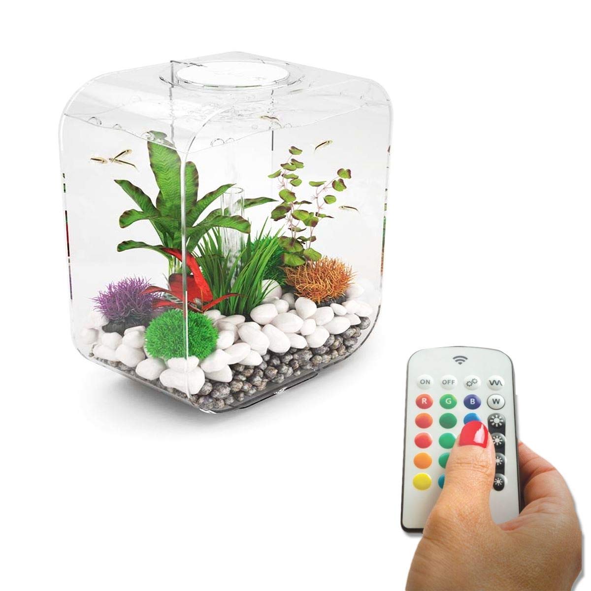 Buy Biorb Life 30Litre White Aquarium Fish Tank with Multi Colour LED