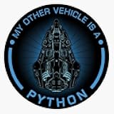 Elite Dangerous: Other Vehicle Python Sticker Bumper Sticker Vinyl Decal 5