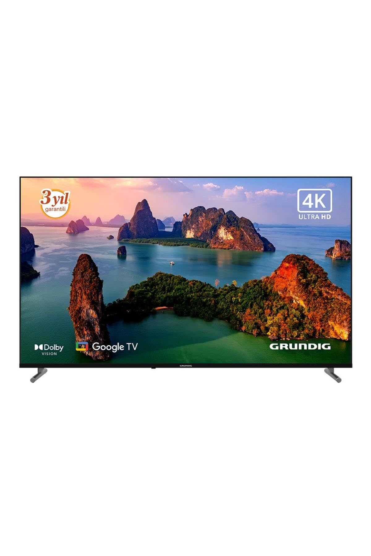 Grundig 65 İnç 164 Cm 4K UHD Google Smart TV Uydu Alıcılı…