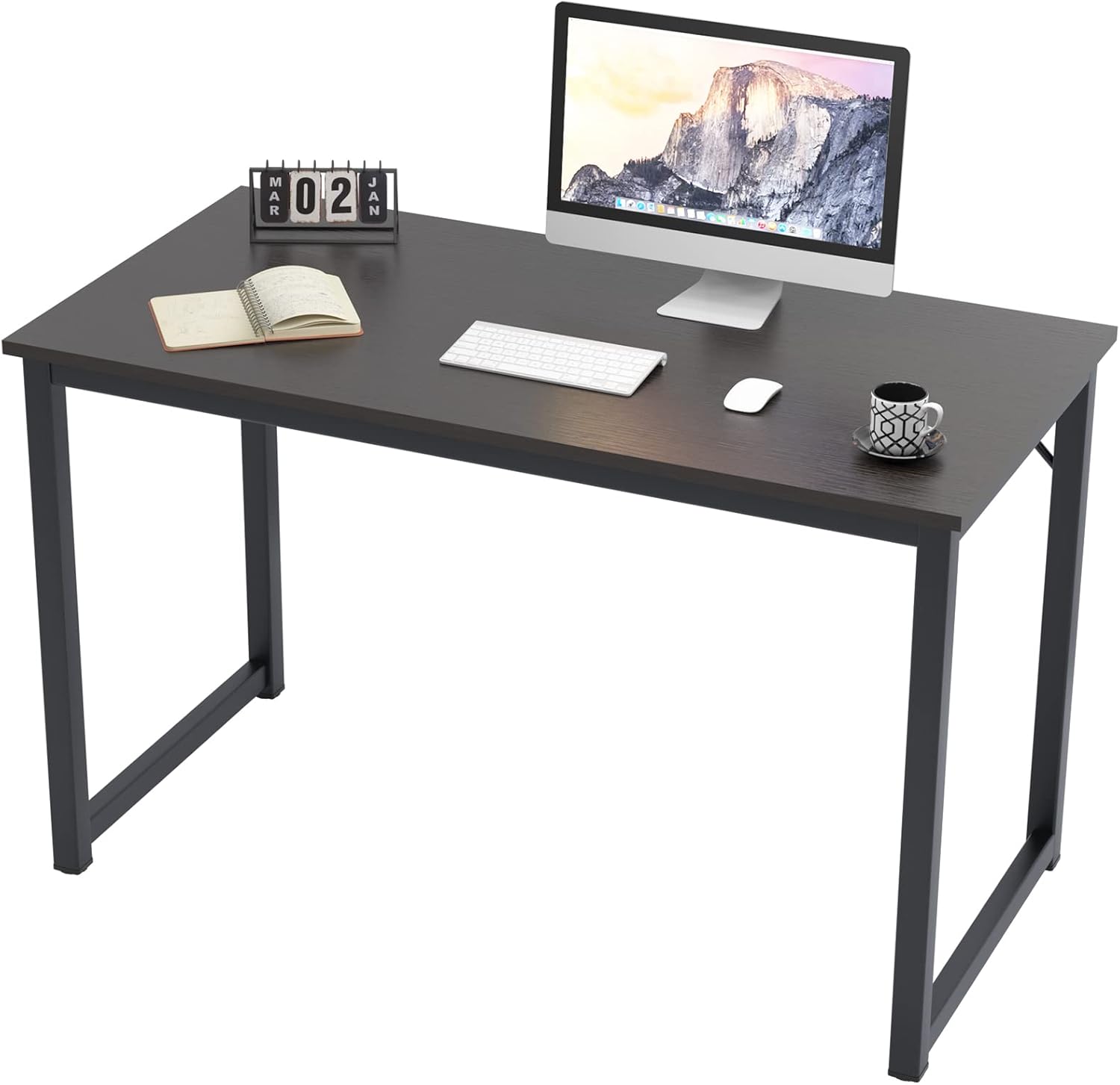 soges Computer Desk 47inches PC Desk Office Desk Workstation for Home ...