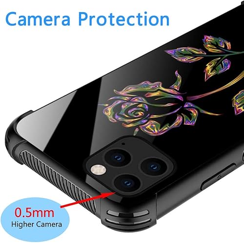 Miniatura 5 de Carcasa para iPhone 11 de cristal templado 9H para niñas y mujeres, diseño de chica hermosa, a prueba de golpes, anti arañazos, para Apple iPhone 11
