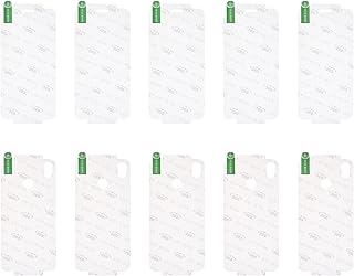 شاشة حماية كاملة أمامية وخلفية ثلاثية الأبعاد من جيلاتين بطبقة مضادة للخدش وشفافية عالية خاص بجهاز هواوي نوفا 3E مقاس 6.3 بوصة مقاس 0.2 ملم - لون شفاف، مجموعة من 5 قطع