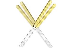 Lovely Little Cheese Butterfly Knife Balisong Trainer: Make Flipping Your Favorite Activity