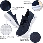 Ziitop Hommes Running Shoes Slip on Walking Sneakers pour les hommes respirant léger non-dérapant Casual Gym Tennis entraînement Mode Chaussures