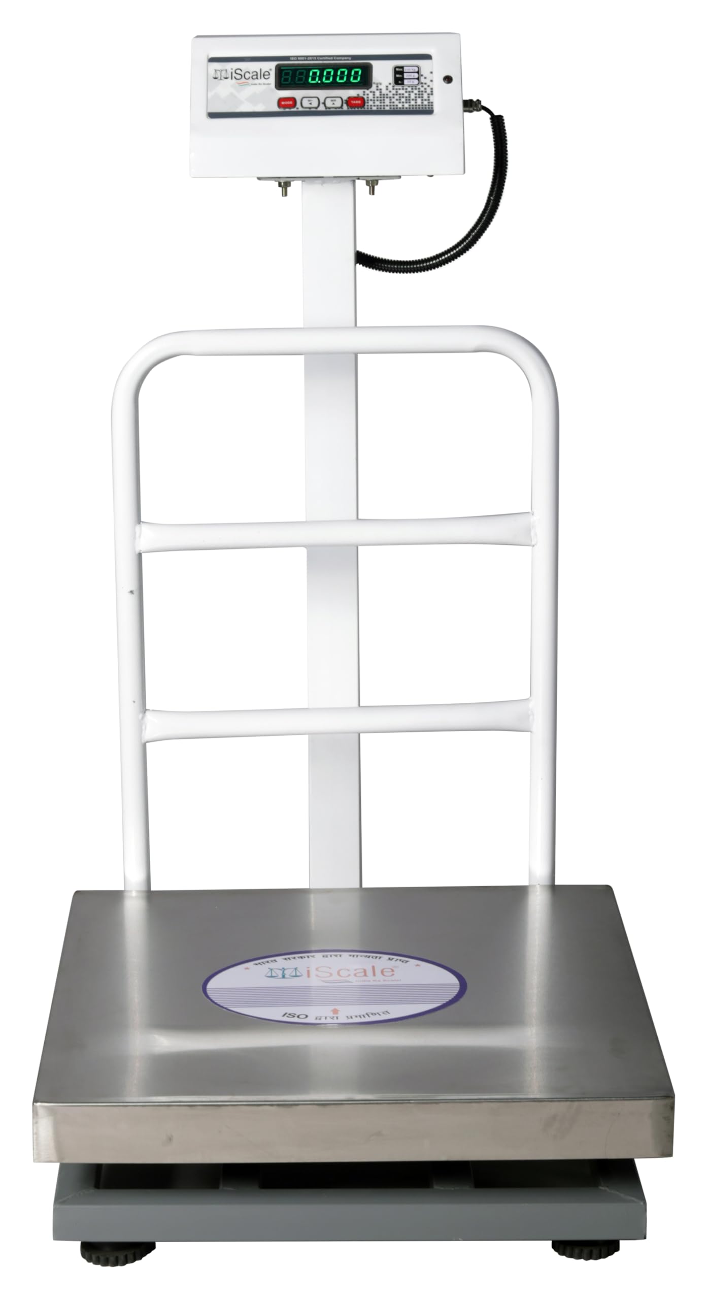 iScale ISP-200S Digital Platform Weighing Scale 500x500mm Stainless Steel | 200kg Capacity, 20g Accuracy | OIML R76 Compliant, ISO Certified Digital Weight Machine for Shop, Warehouse, Industrial Use-image-40