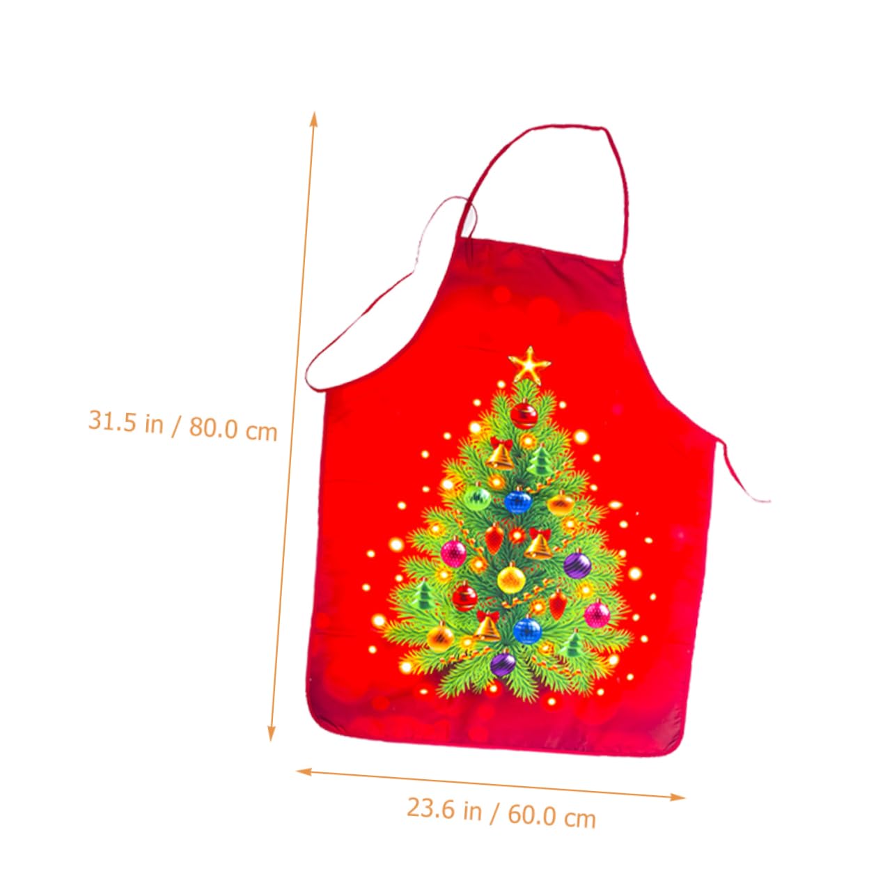 OUNONA 10 Piezas Delantales Navideños de Cocina y Árbol Decorativos y Ajustables para Hombres y Mujeres Fiestas y Trabajo