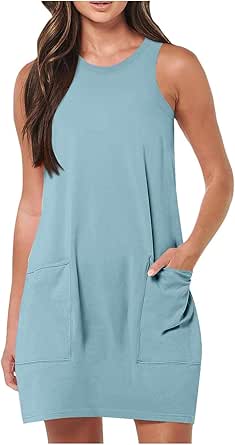 Abito Da Tennis Donna BALEAF - Senza Maniche Con Pantaloncini Integrati, Traspirante E Con Tasche - Foto 7