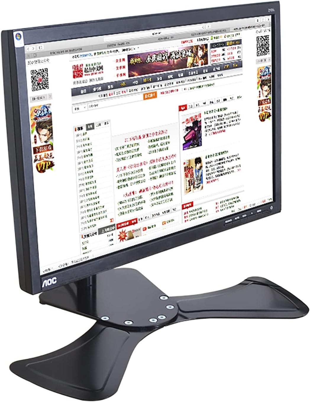 Single Monitor Stand, Height Adjustable Monitor Mount Desk Stand with