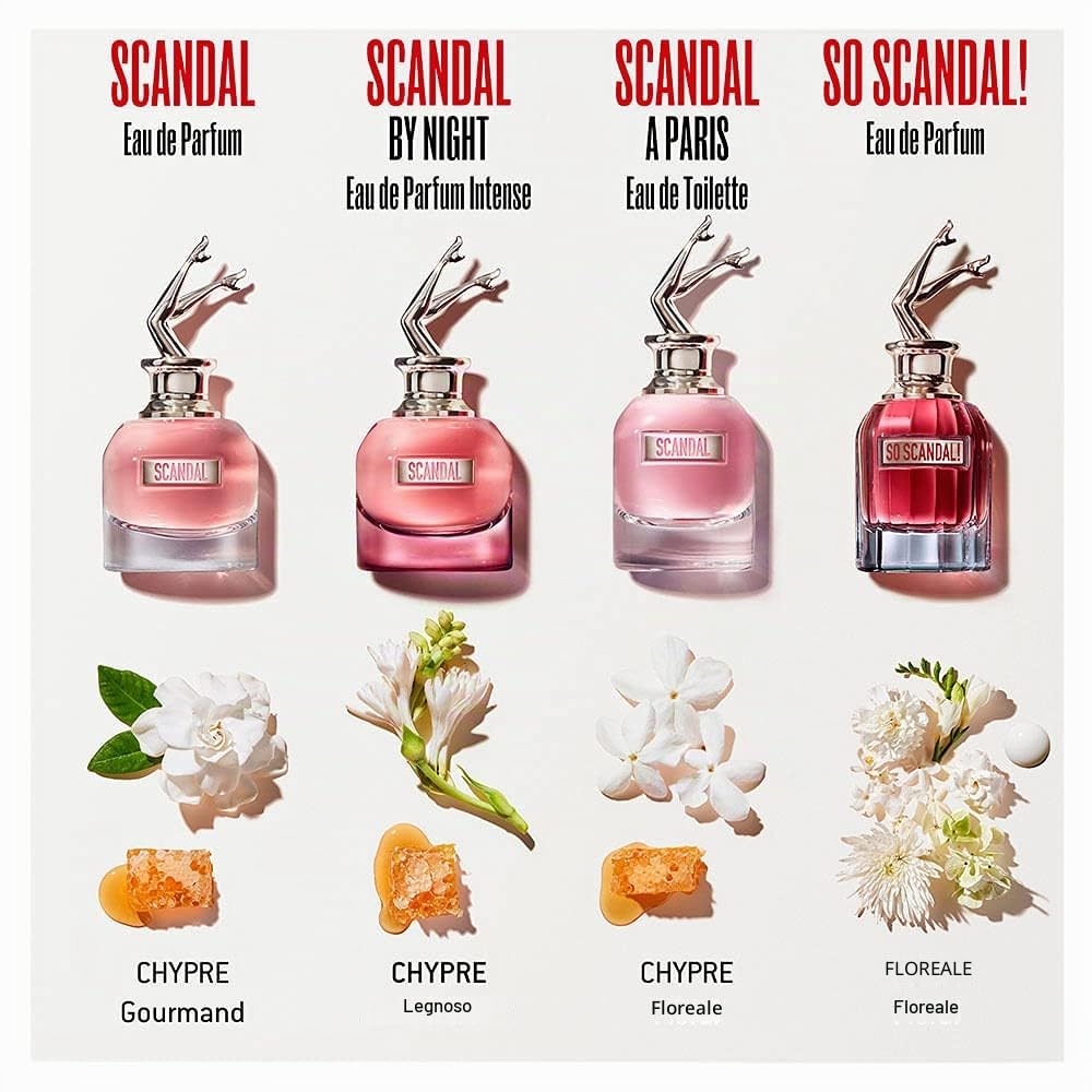 Jean Paul Gaultier Scandal, Eau de parfum Donna, 80 ml