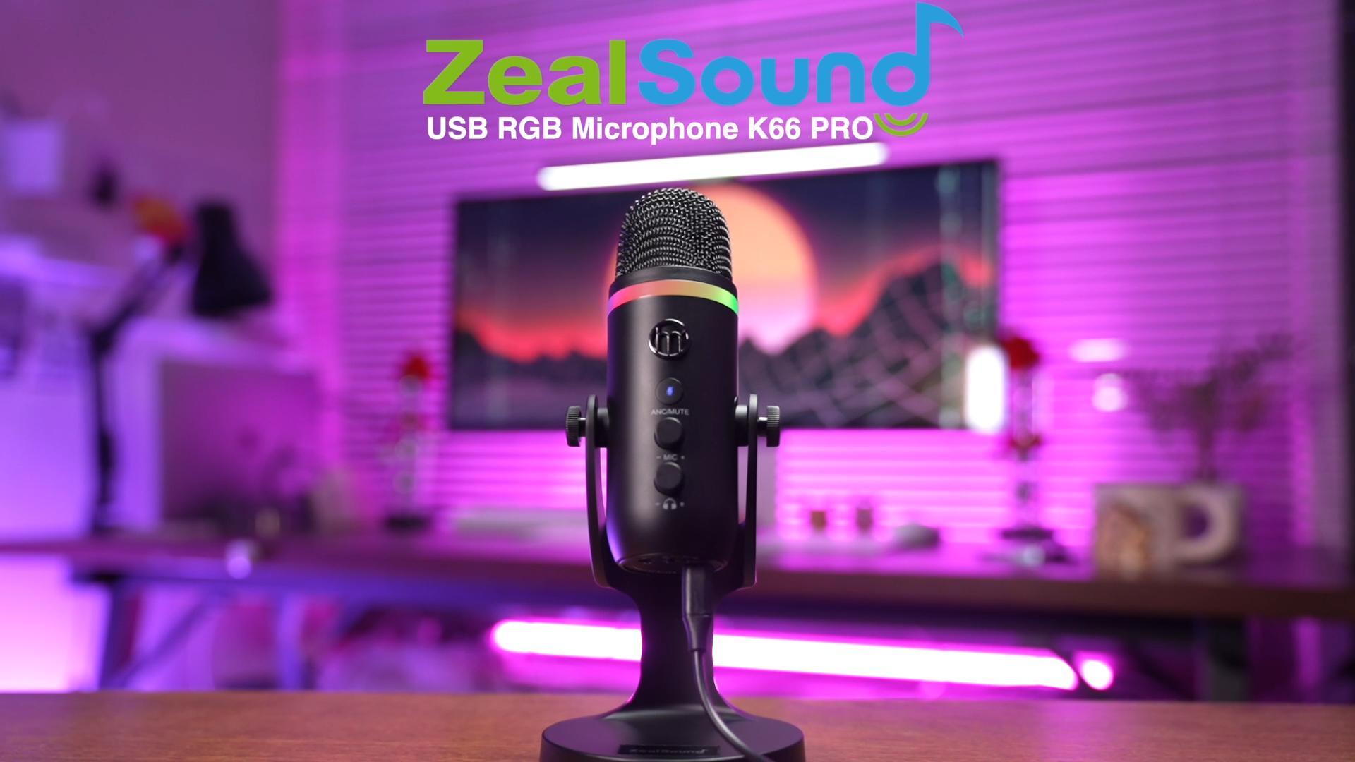 Amazon.com: ZealSound Podcast Microphone for PC, USB Noise