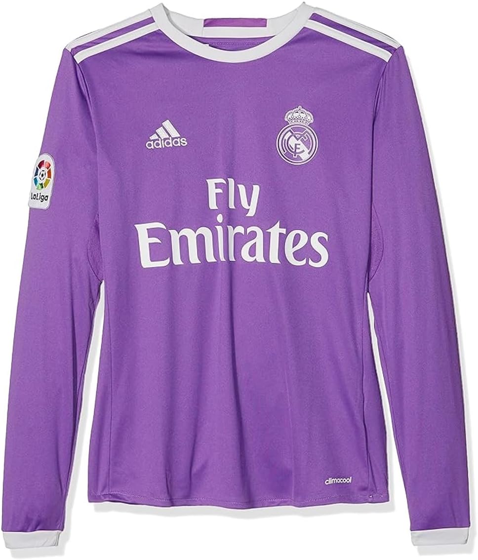 adidas 2016-2017 Real Madrid Away Long Sleeve Shirt (2XL)
