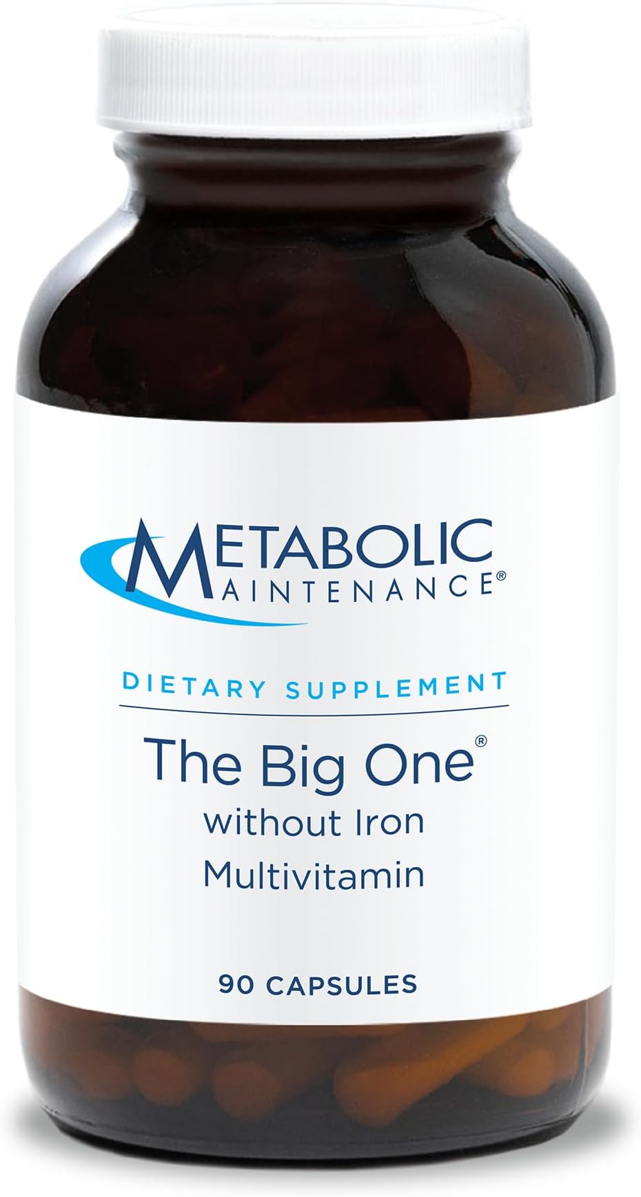 The Big One - Once Daily Iron-Free Multivitamin Mineral Supplement - Folate, B Vitamins, Biotin, Antioxidants + Vitamin K, Immune Support Nutrients Vitamin A + C (90 Capsules)