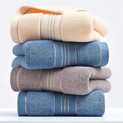 XFZJCHAP Männer Frauen Baumwolle Bad Handtuch Set Erwachsene Bad Handtuch Weiche Dusche Handtuch Badezimmer Handtuch – Bild 4