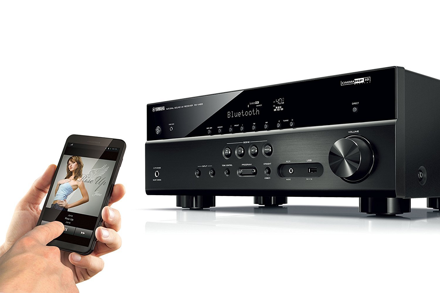 Amazon.com: Yamaha RX-V483BL 5.1-Channel 4K Ultra HD MusicCast AV 