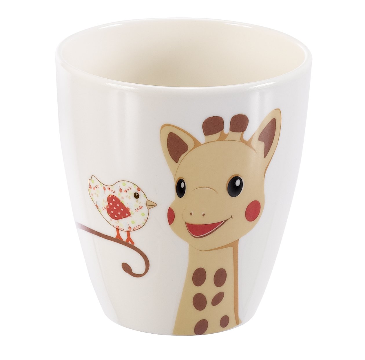 Sophie la girafe Zestaw do posiłków dla niemowląt - miska w wersji kiwi, talerz, zlewka, widelec i łyżka
