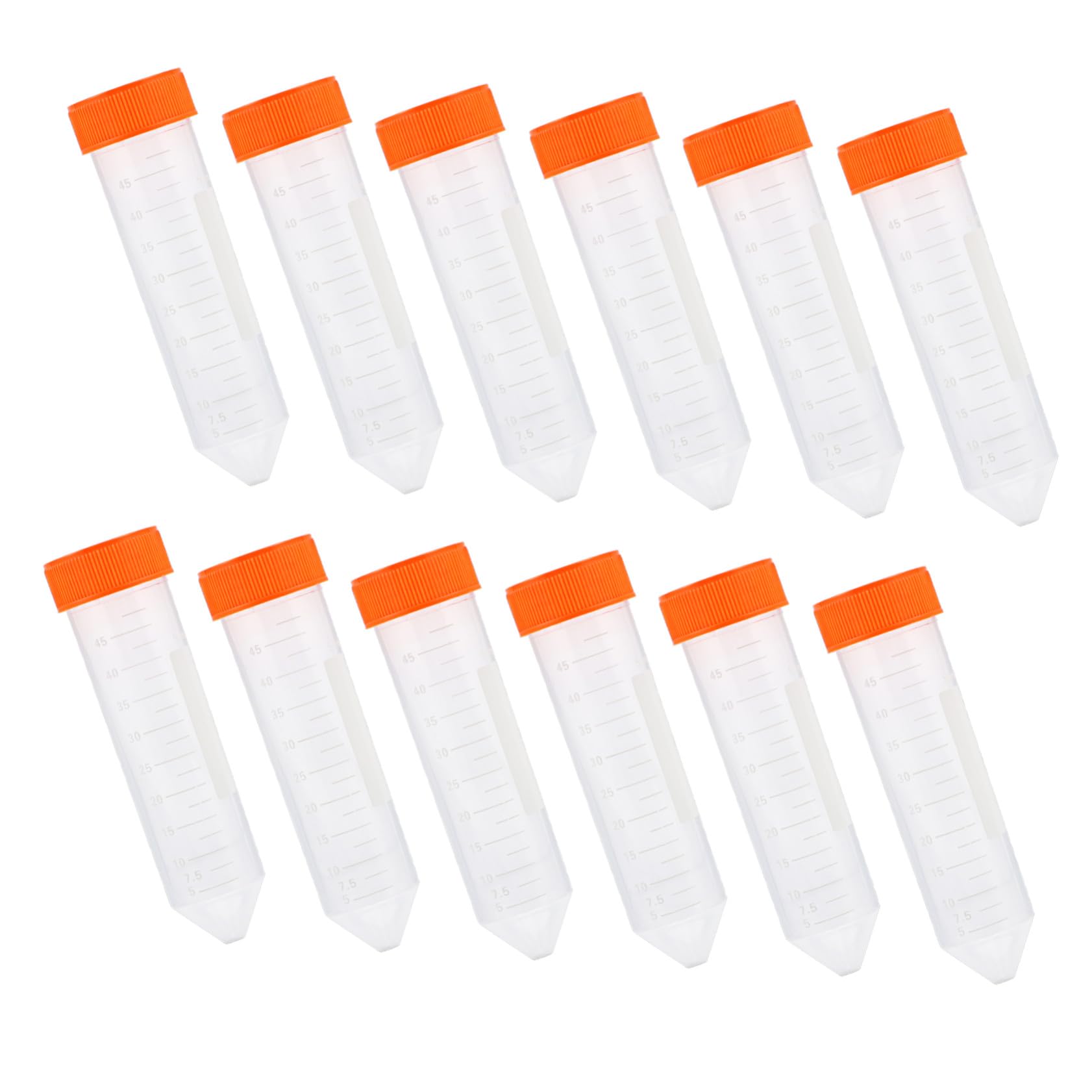 50 Stück Kunststoff Zentrifugenröhrchen 50ml für Laborproben und Tests