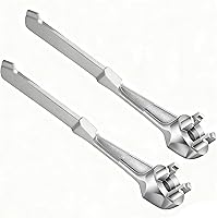 Vista 10 de Llave Bung, llave de tambor de aluminio, llave de barril para abrir 10, 15, 20, 30, 55 galones, herramienta para la mayoría de enchufes estándar