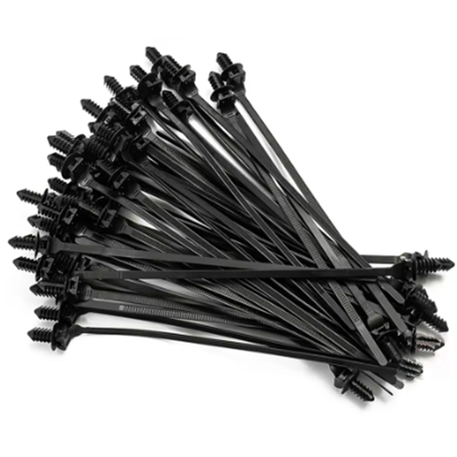 Bridas de cables reutilizables con cerradura ajustable para fijación segura en motores y hogar